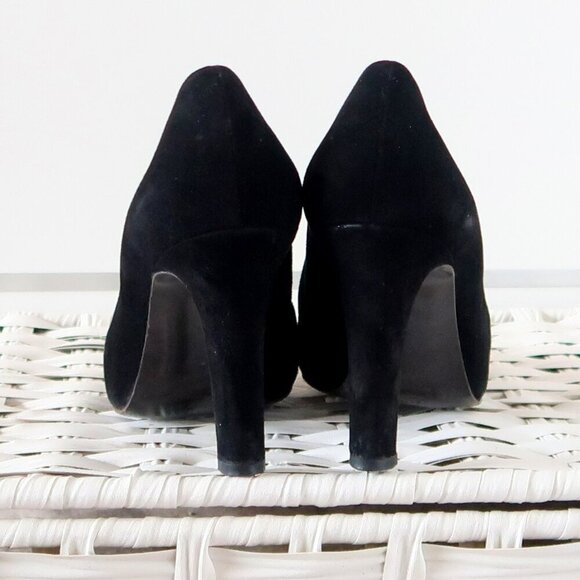 Vintage Stephane Kelian Black Suede Heels – Size 5.5, Made  Stephane Kelian Black Suede Leather Heels Pumps Formal Dressy Classic Shoes 8